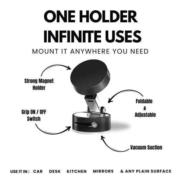 Strong Magnetic Suction Phone Holder.
